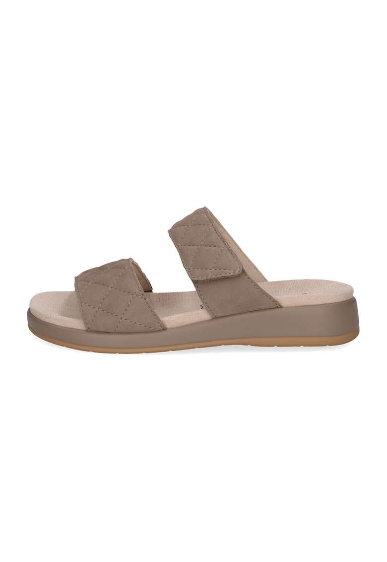 Papuci de piele - Maro inchis