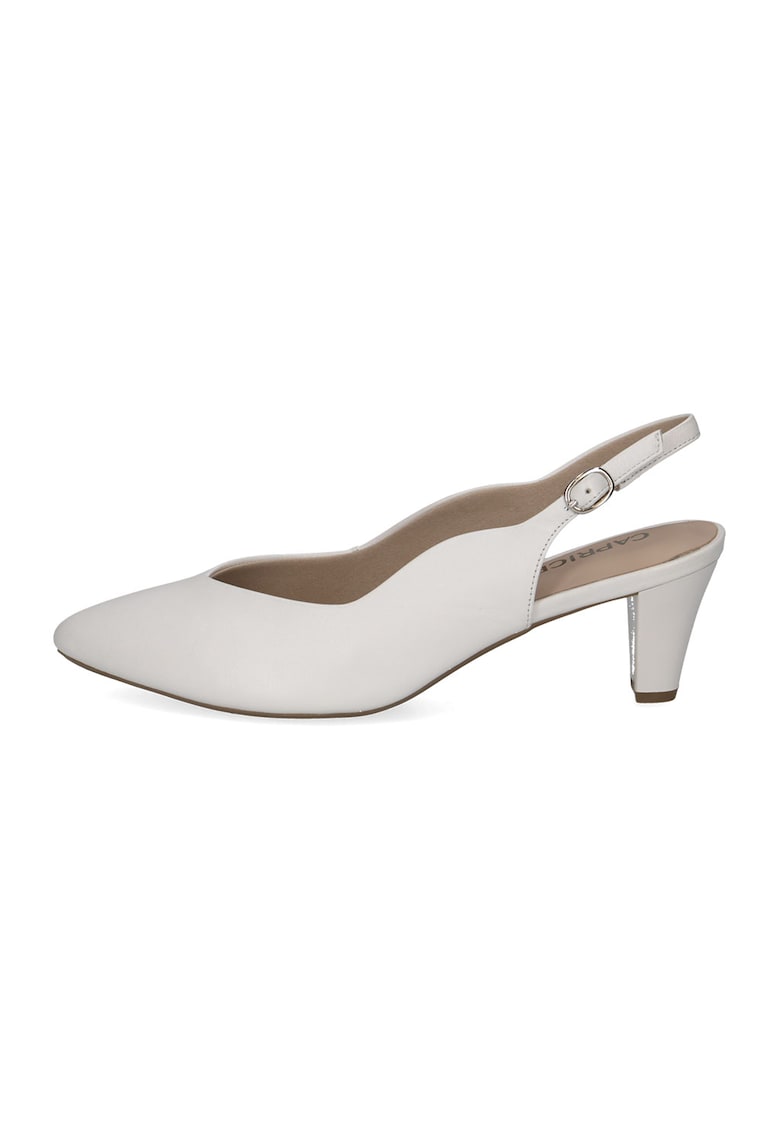 Pantofi de piele cu varf ascutit