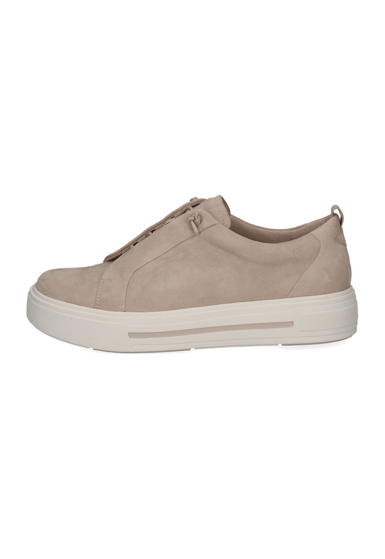 Pantofi sport flatform de piele