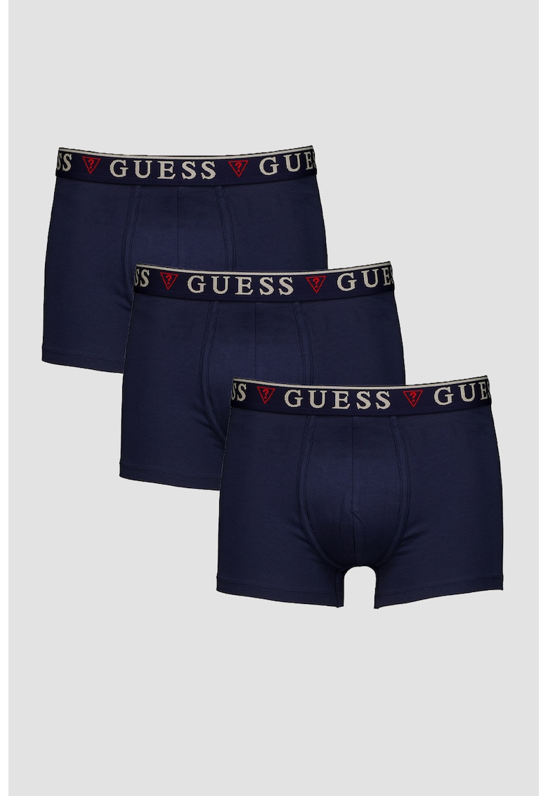 Set de boxeri cu banda logo in talie - 3 perechi