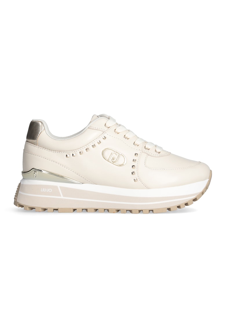 Pantofi sport din piele cu tinte