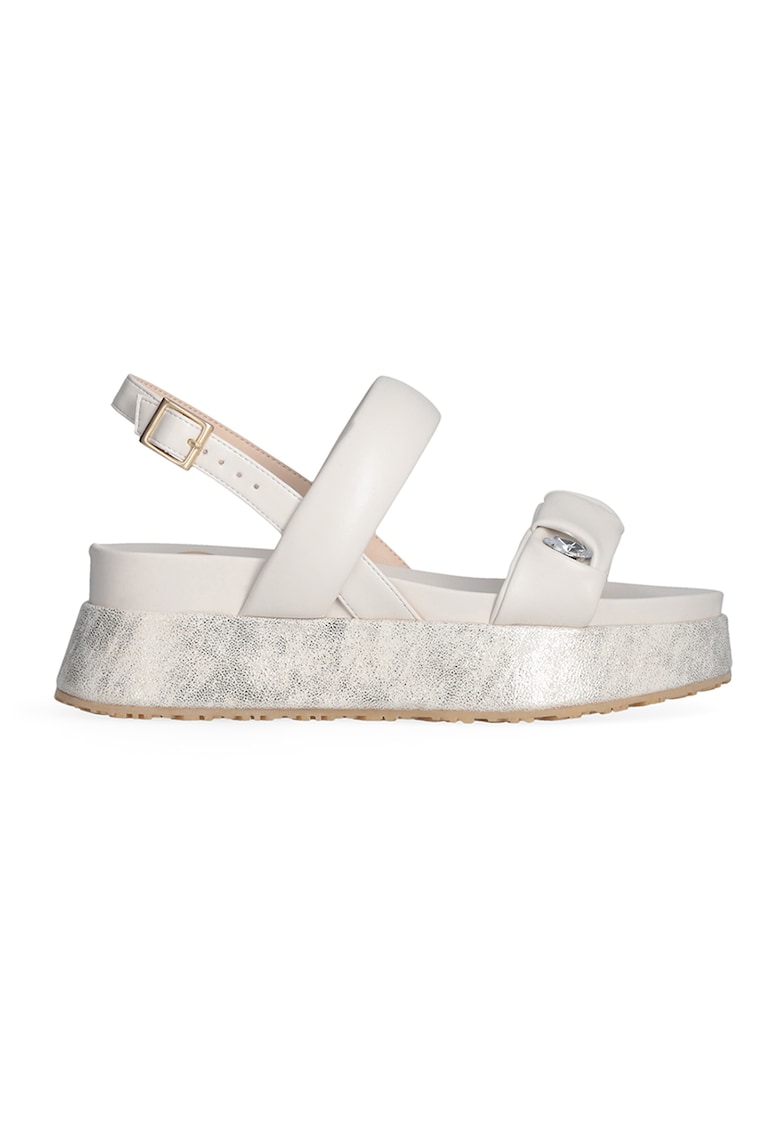 Sandale wedge din piele ecoologica Sandale wedge din piele ecoologica