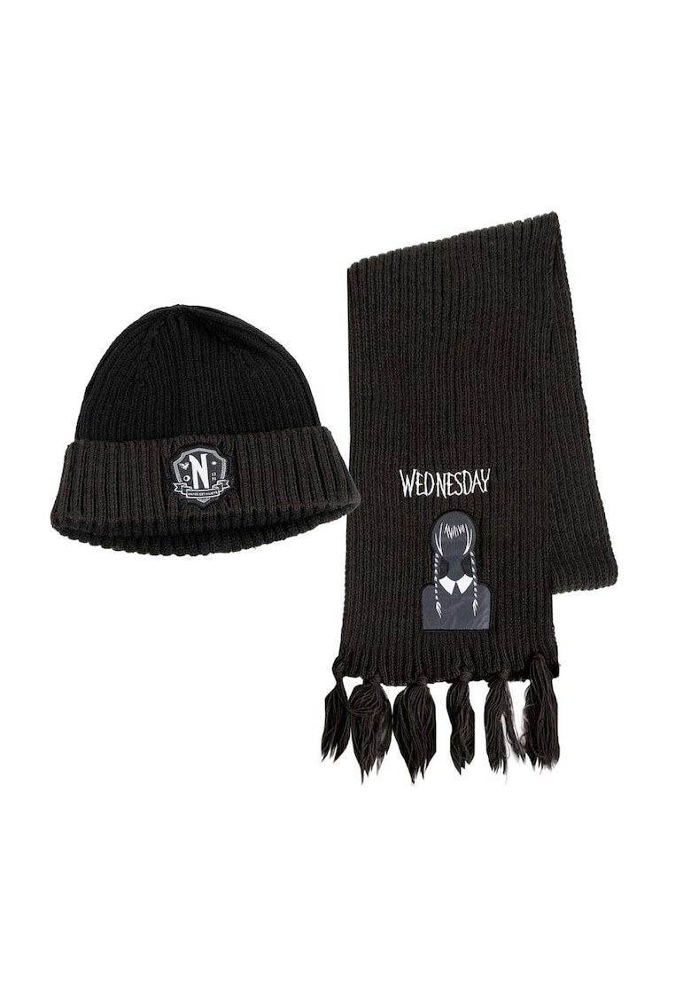 Set Wednesday Caciula si Fular