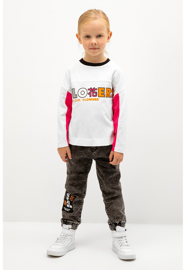 Blugi cu aspect decolorat