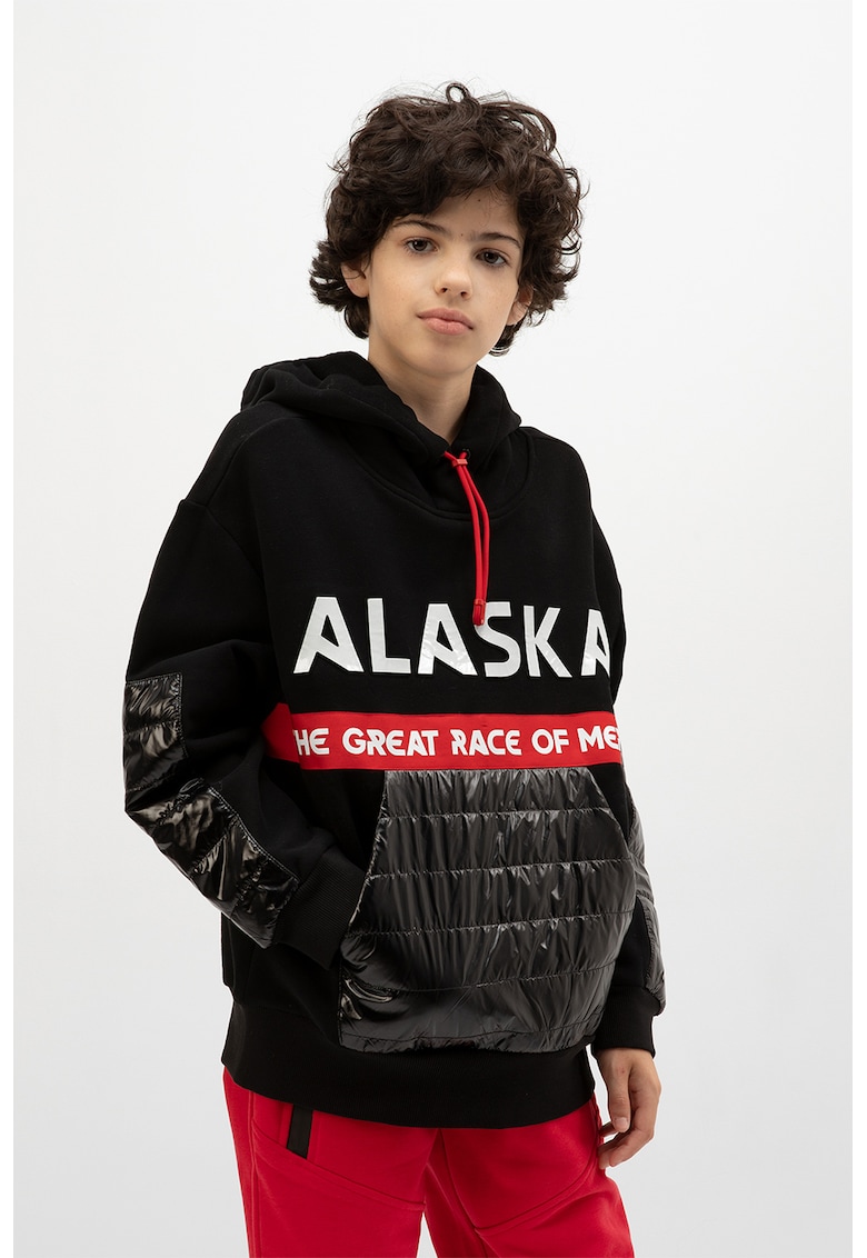 Hanorac lejer cu model grafic Alaska