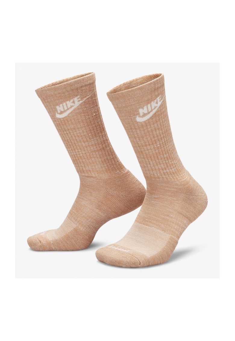 Sosete femei U NK Everyday Plus Cush Crew set 2 perechi - maro - marime L INTL - 42-46