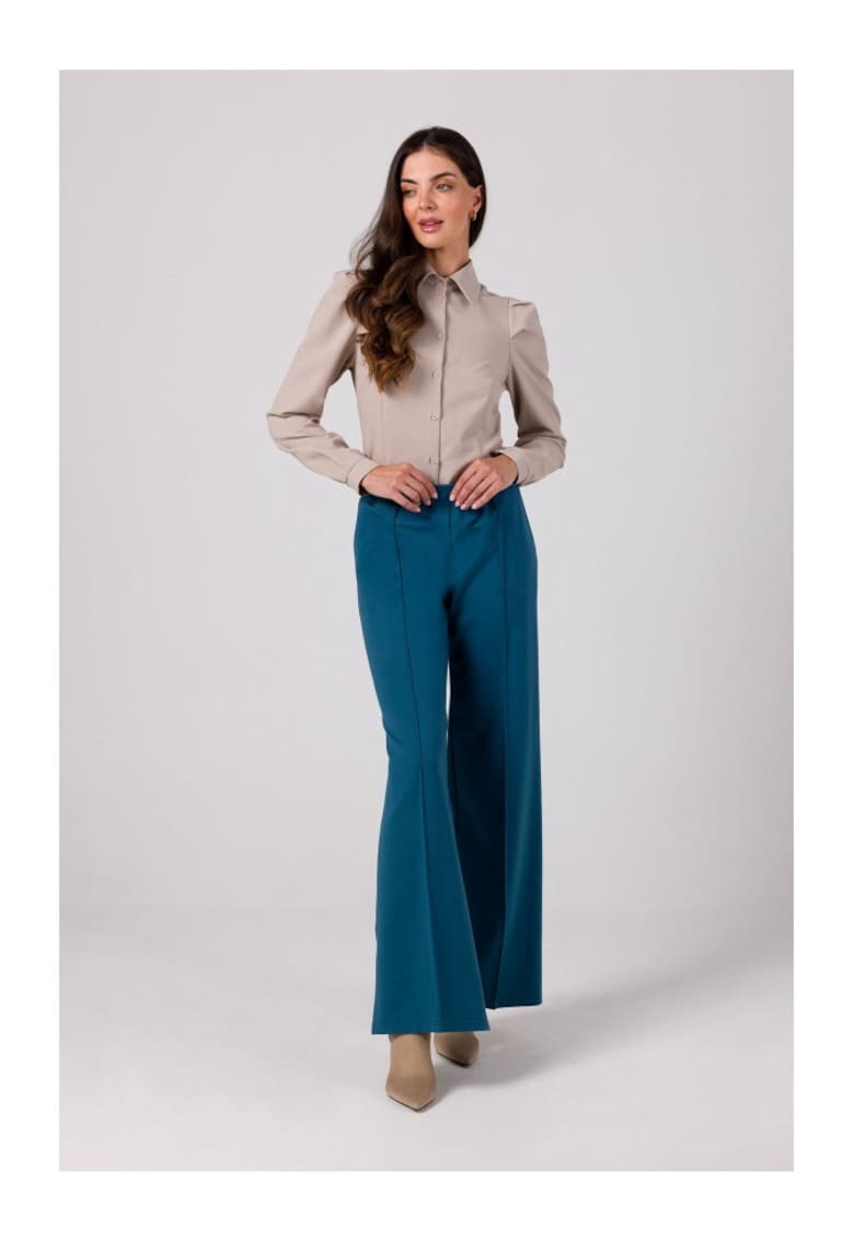 Pantaloni culottes pentru femei - Bongroen - kék tenger