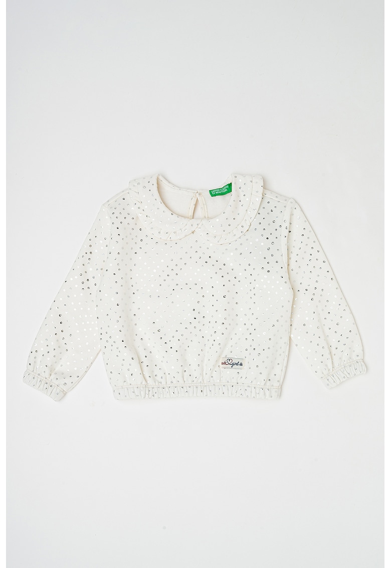 Bluza de trening cu guler Peter Pan