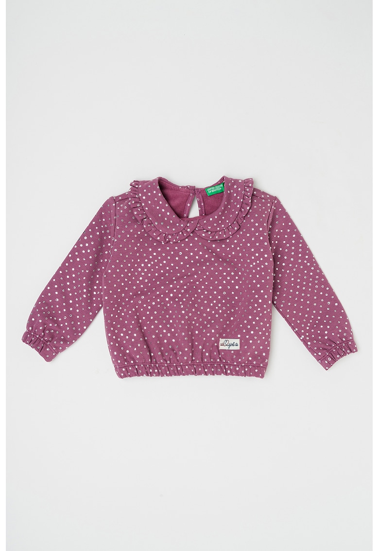 Bluza de trening cu guler Peter Pan