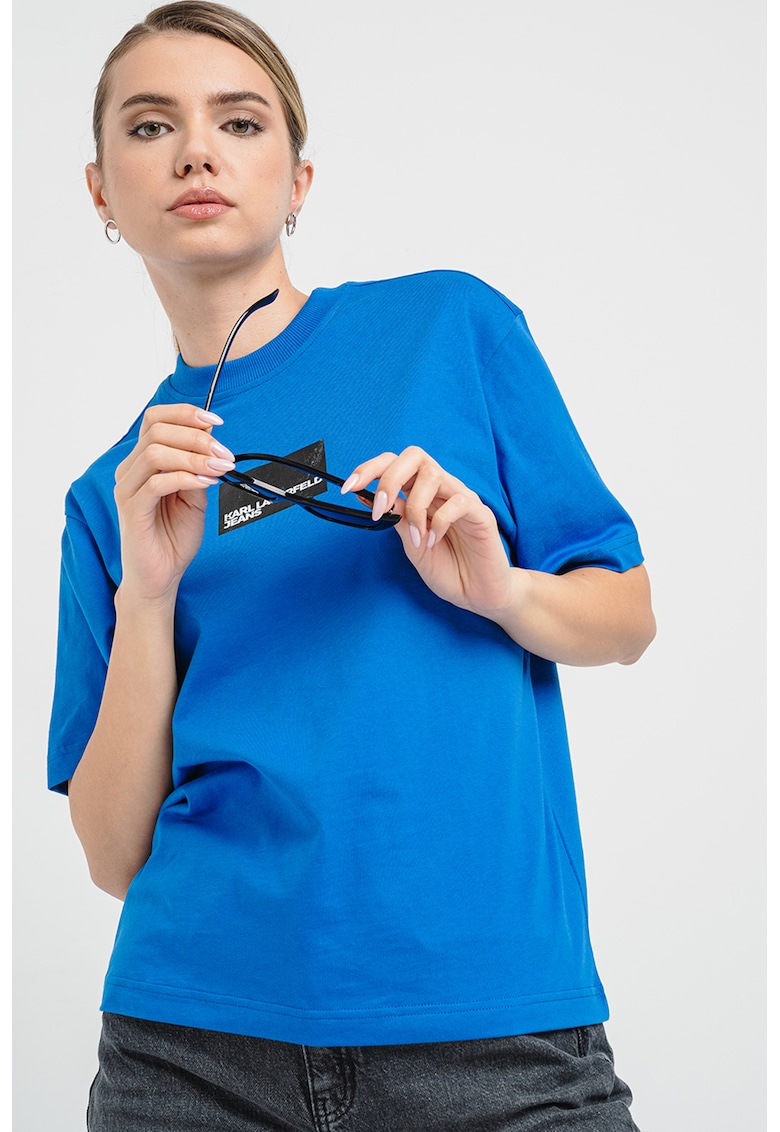 Tricou lejer de bumbac organic cu logo