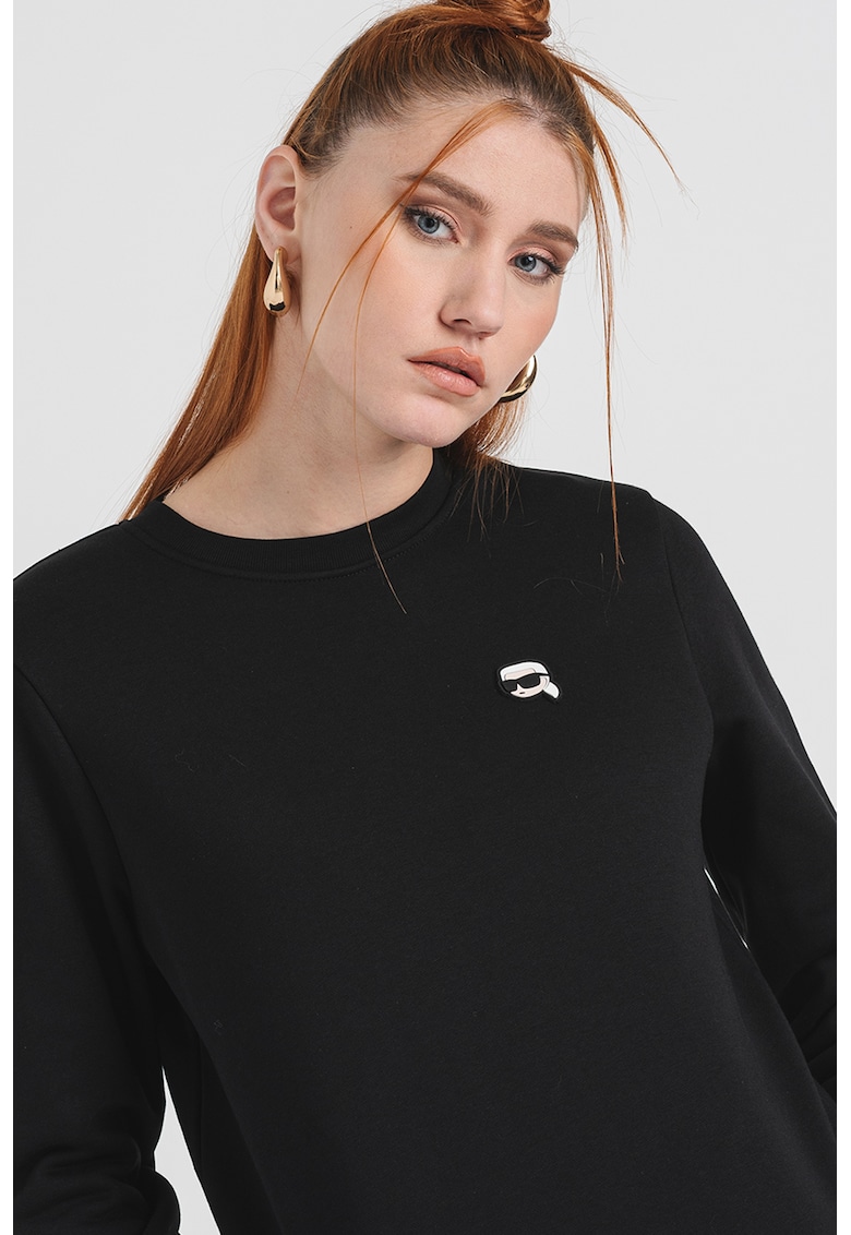 Bluza de trening cu decolteu la baza gatului Ikon Patch