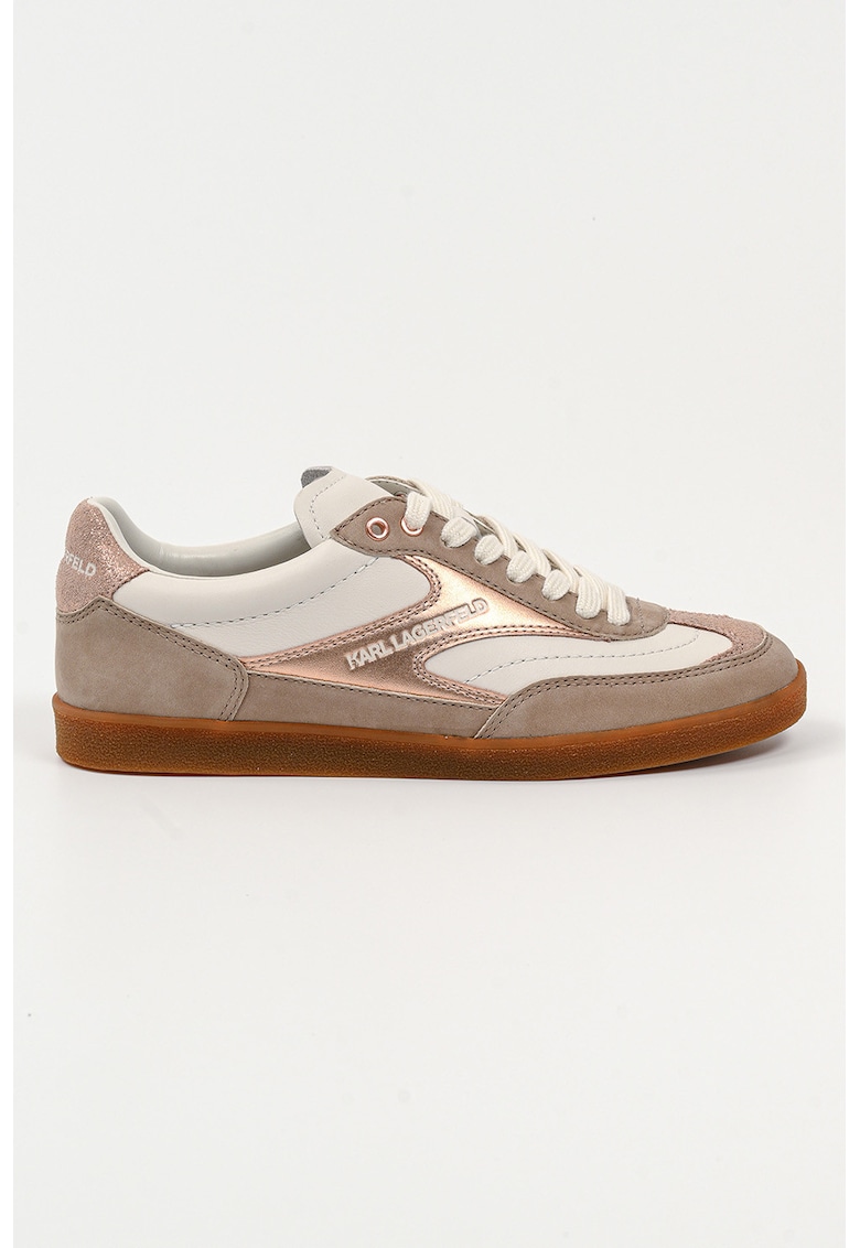 Pantofi sport din piele cu garnituri contrastante Kandidate