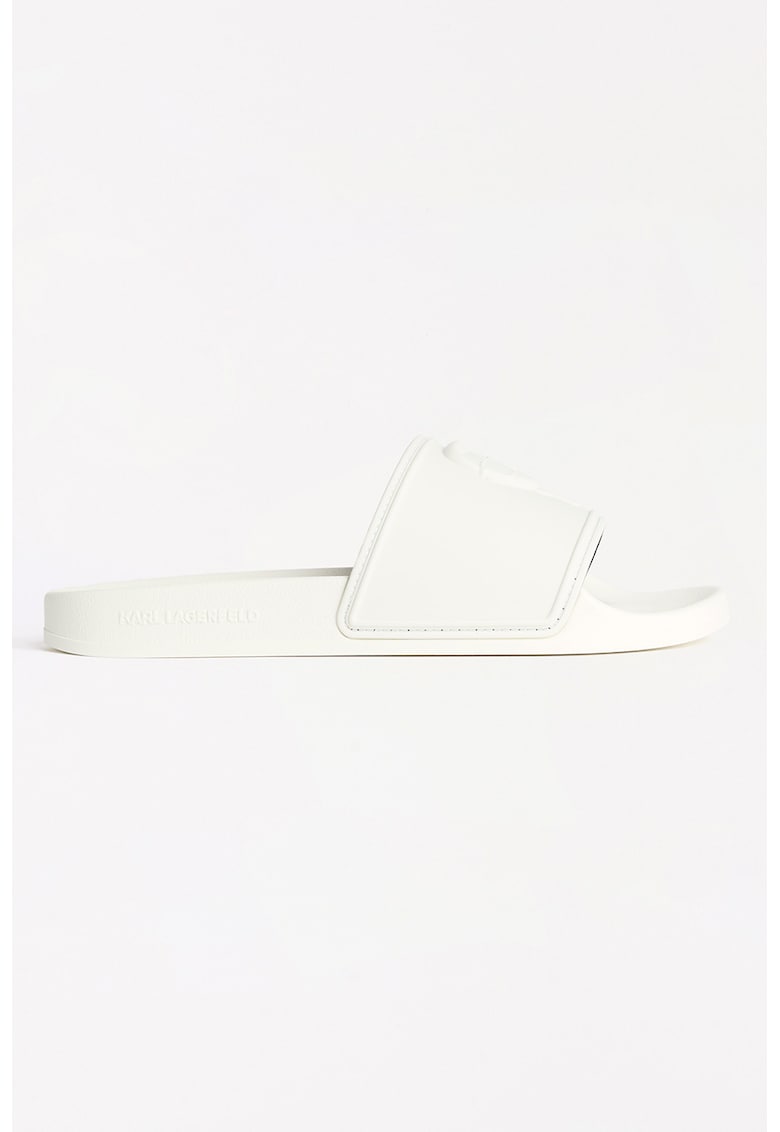 Papuci de casa cu logo in relief