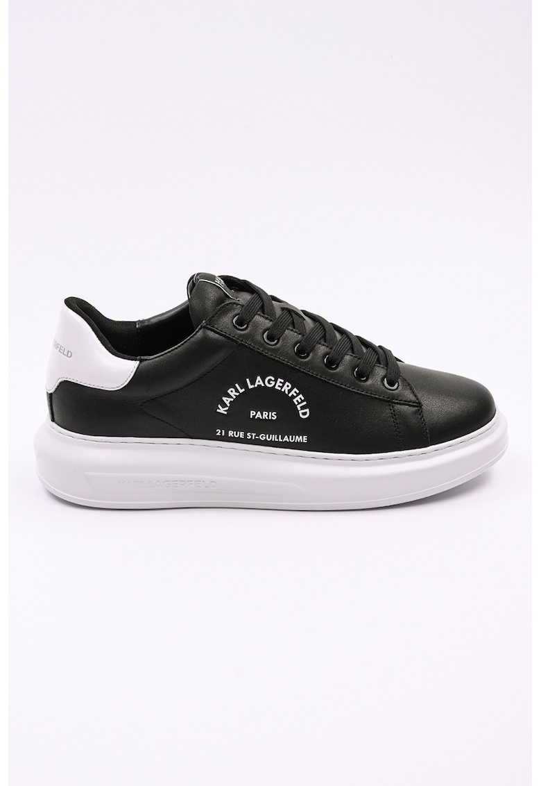 Pantofi sport din piele cu detalii logo