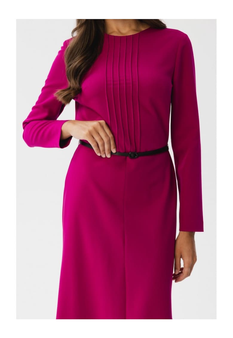 Rochie midi dama -  Kerigor - pruna