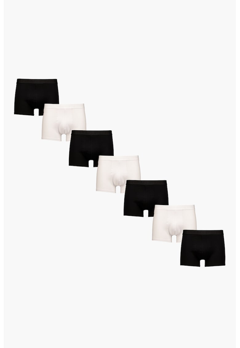 Set de boxeri din amestec de bumbac organic - 7 Perechi Set de boxeri din amestec de bumbac organic - 7 Perechi