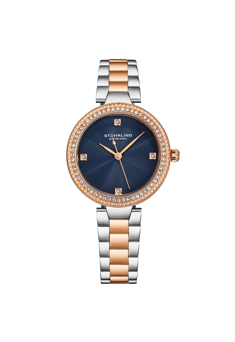 Ceas analog cu cadran guilloche Brilliance 4043 Quartz 32mm Classic -