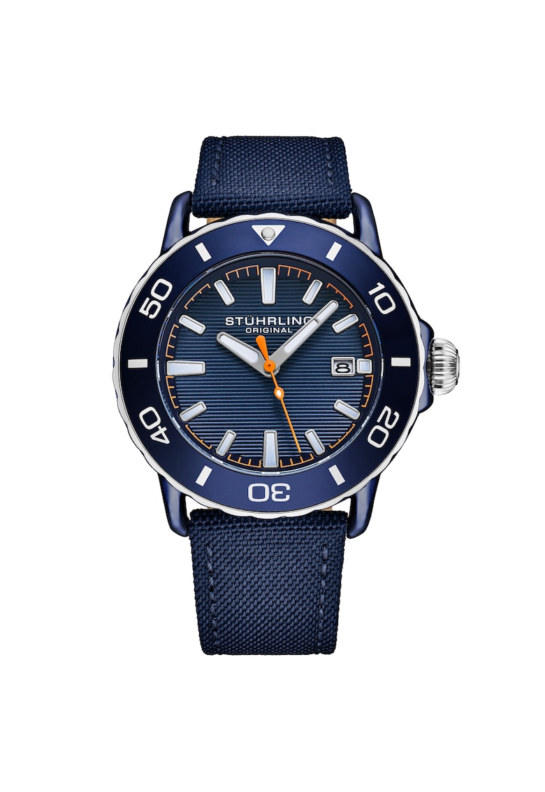 Ceas analog Voyager 4049 44 mm -  Elvetian - ALBASTRU