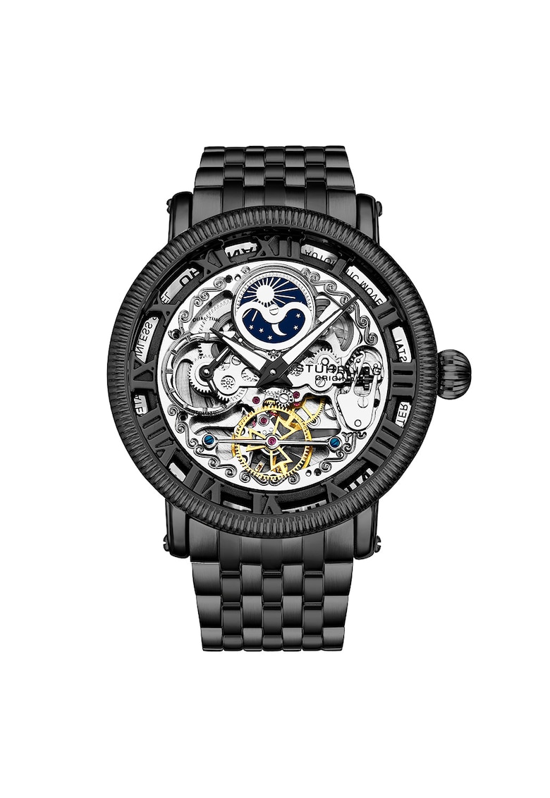 Ceas automatic din inox Special Reserve - Negru