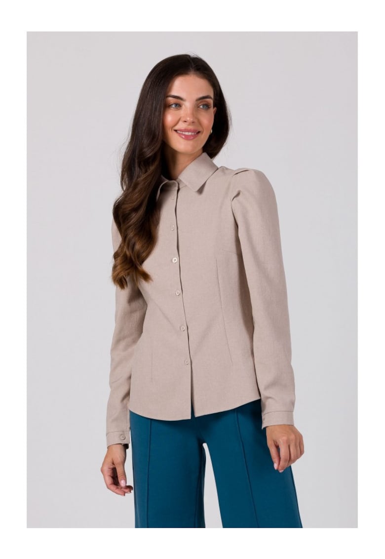 Camasa de dama cu maneci lungi - Annamue - bej