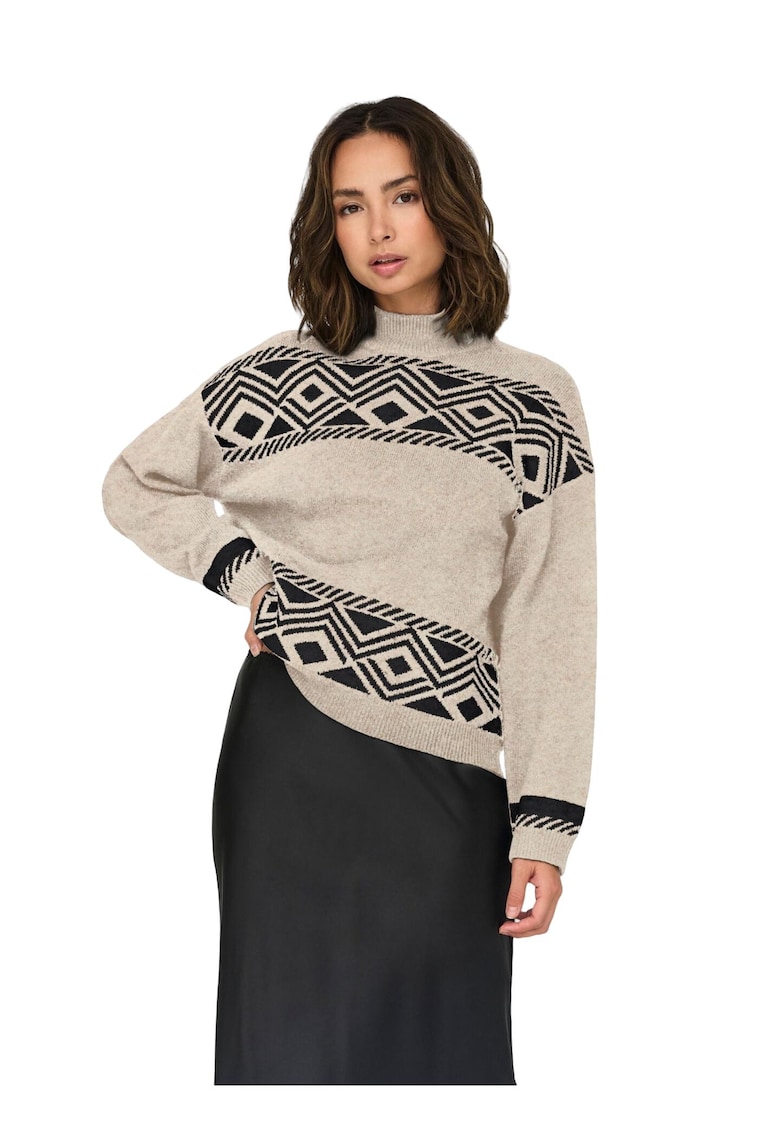 Pulover dama - Textil - Maro deschis