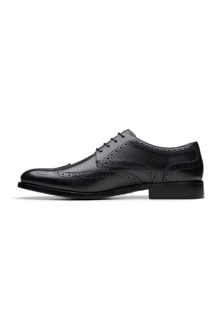 Pantofi brogue din piele Craft James - Negru