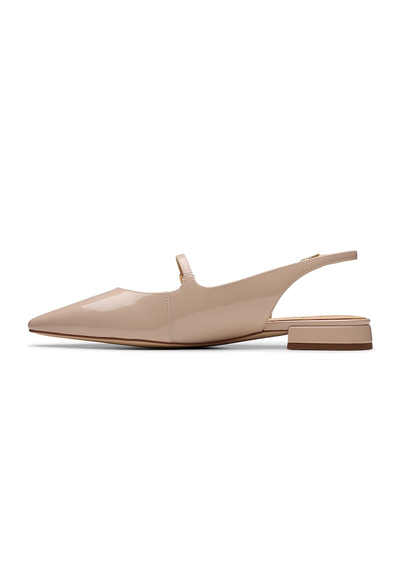 Balerini de piele cu varf ascutit Sensa