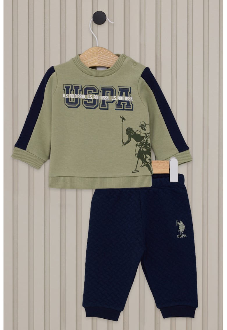Trening cu logo - Kaki/Bleumarin