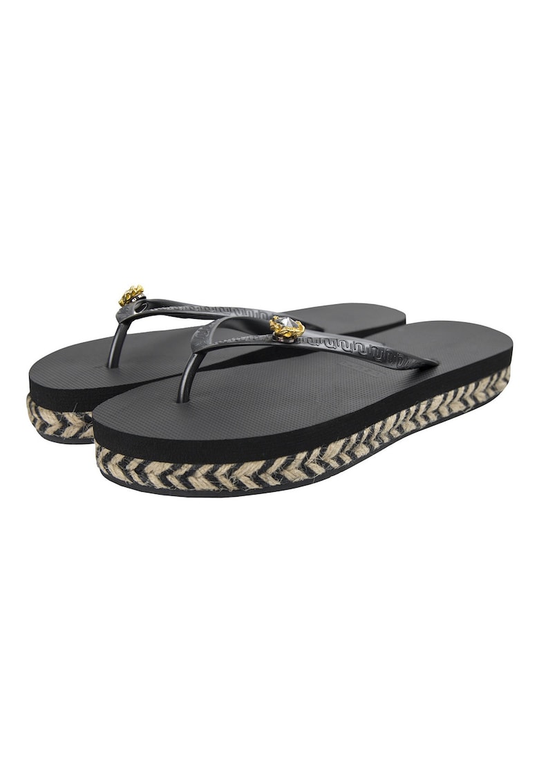 Papuci flip-flop Raffia Switch