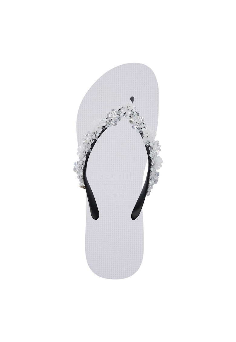 Papuci flip-flop cu margele Precious Bloom