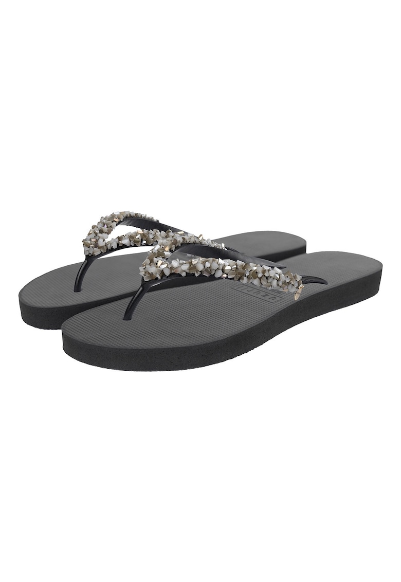 Papuci flip-flop cu margele Classic Aby