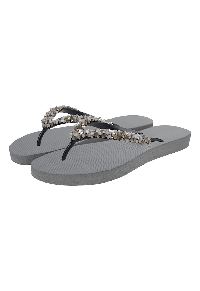 Papuci flip-flop cu margele Classic Aby