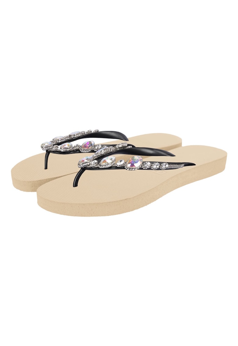 Papuci flip-flop cu strasuri