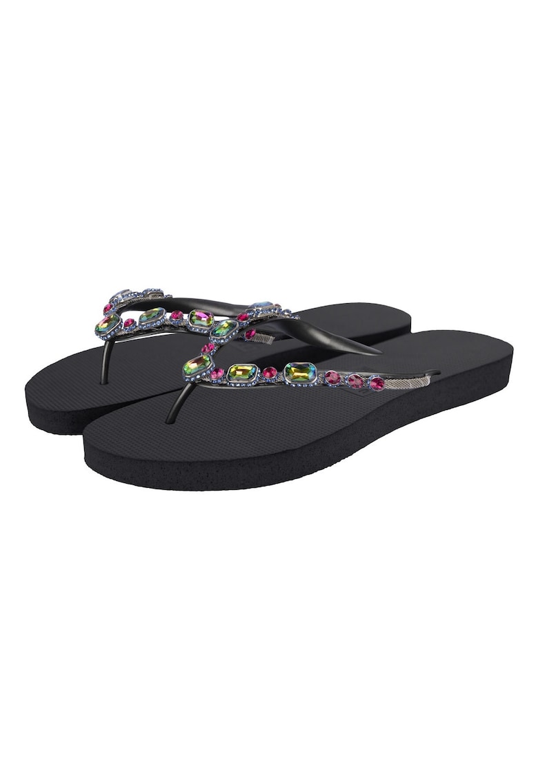 Papuci flip-flop cu strasuri