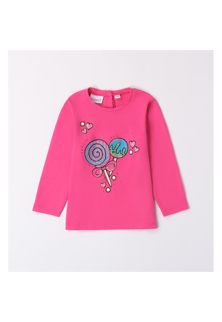 Bluza cu imprimeu Lolipop pentru fete - 0.A356