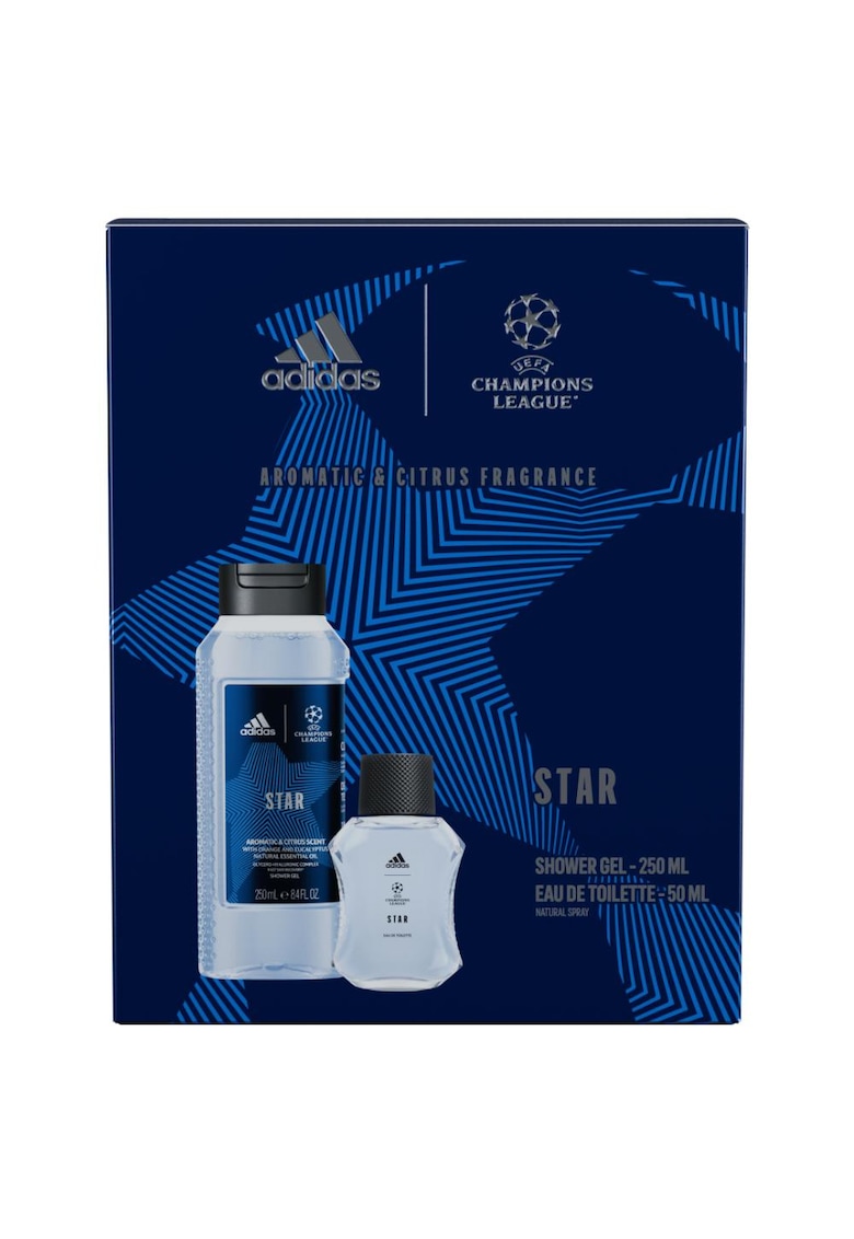 Set Cadou  Uefa Star: Apa de toaleta - 50 ml + Gel de dus - 250 ml