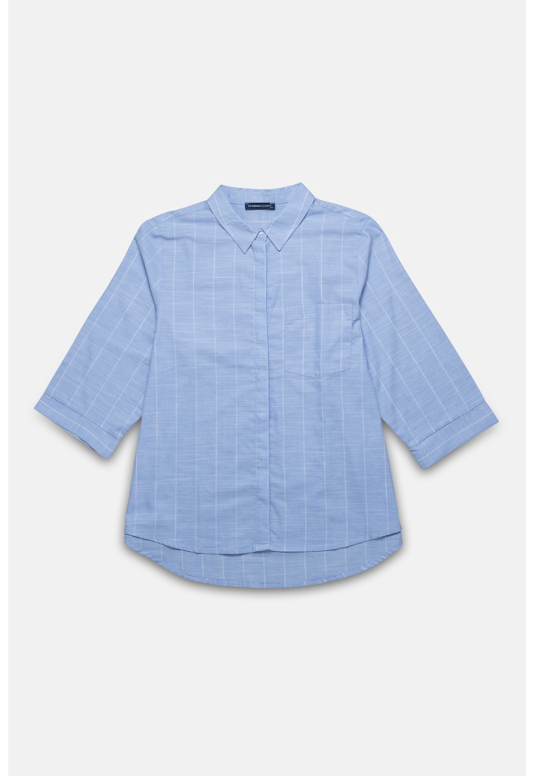 Camasa din bumbac cu model in dungi