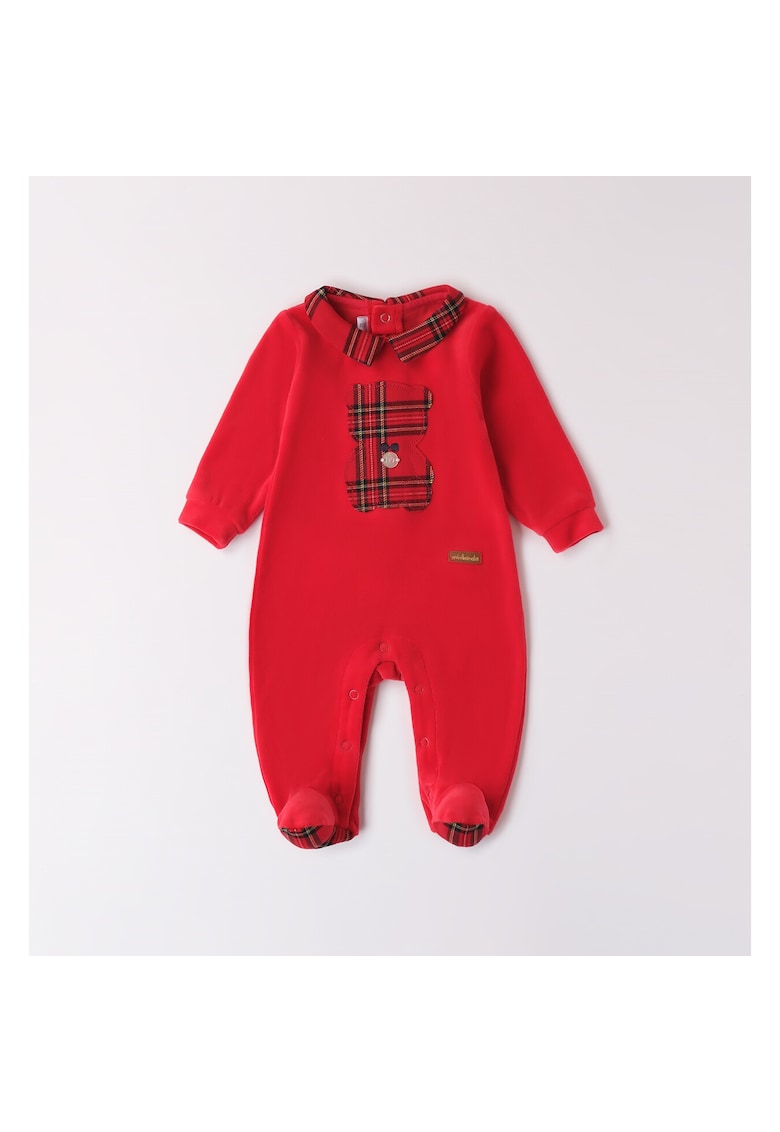 Salopeta plusata pentru bebe nou nascut - 3.A640