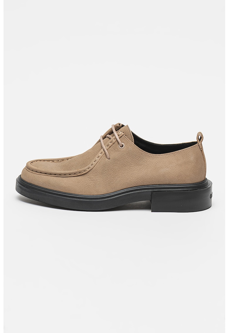 Pantofi chukka din piele nabuc Apron