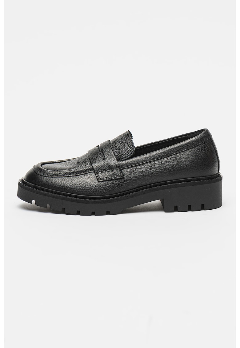 Pantofi loafer din piele - Negru