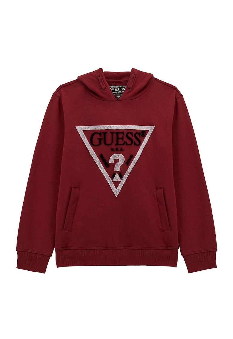 Hanorac cu logo texturat