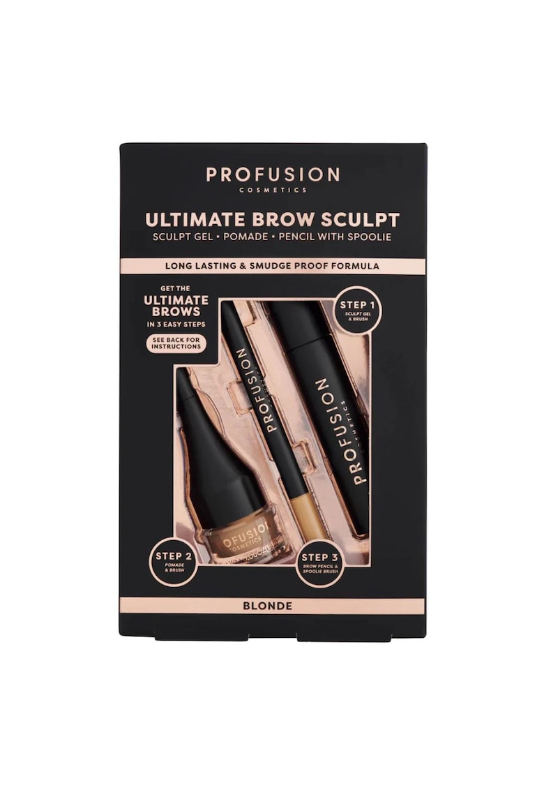 Kit pentru sculptarea sprancenelor Ultimate Brow Sculpt - Blonde - 3 articole