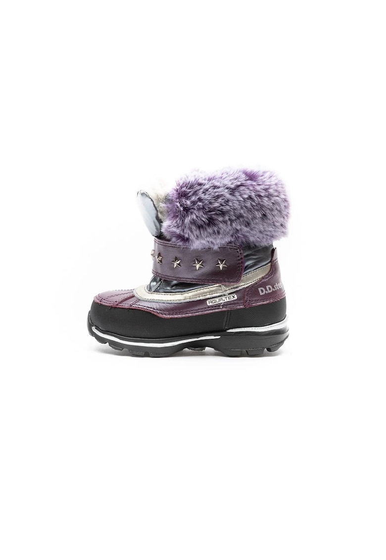 Apres ski cu blanita -  Waterproof - F651-121A - Mov -