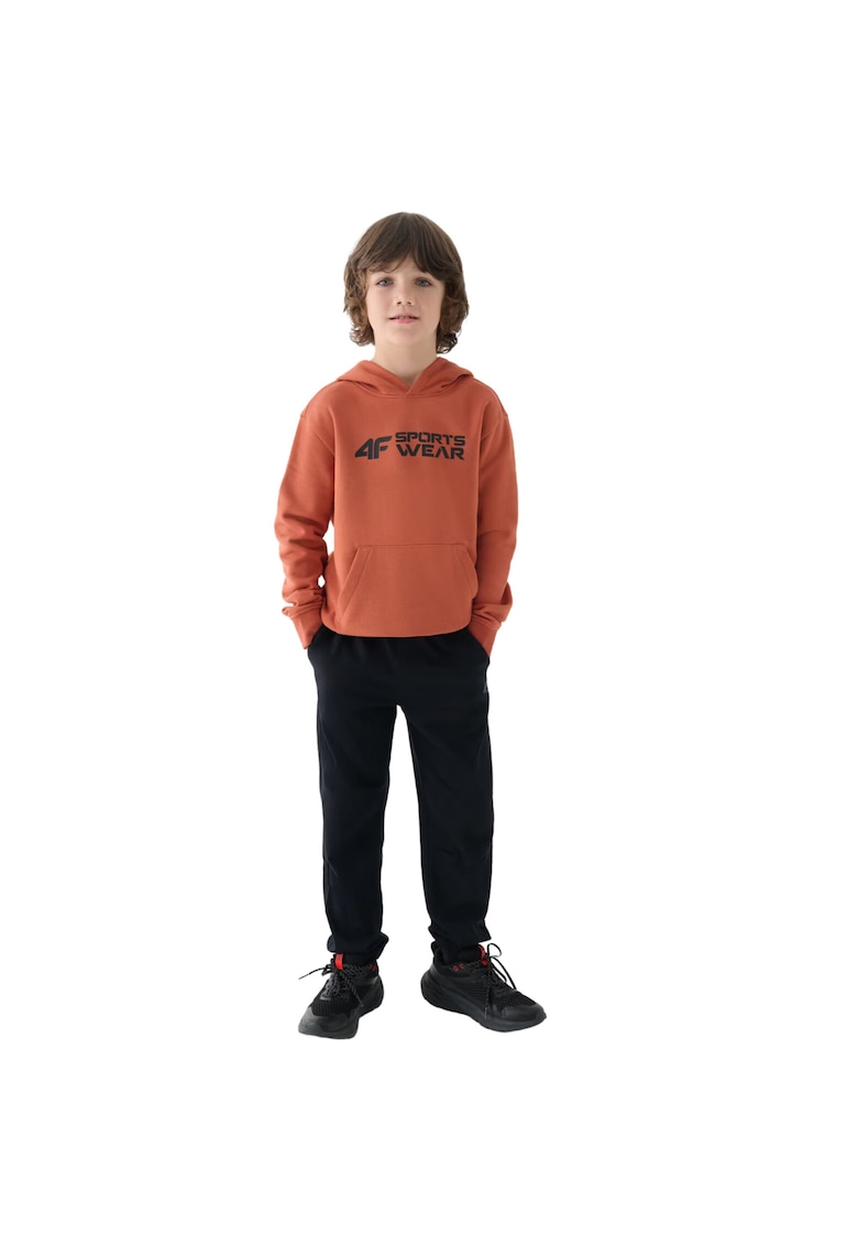Hanorac sport baieti JWAW24TSWSM1223-64S - 4F - Bumbac/Poliester - Maro