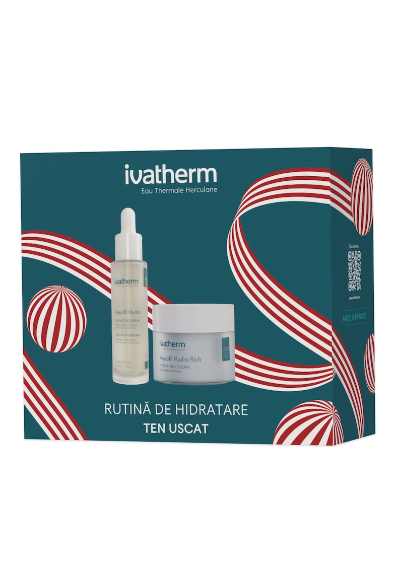 Pachet Crema hidratanta + Serum cu Peptide si HA Aquafil Hydra Rich - 50 ml + 30 ml -