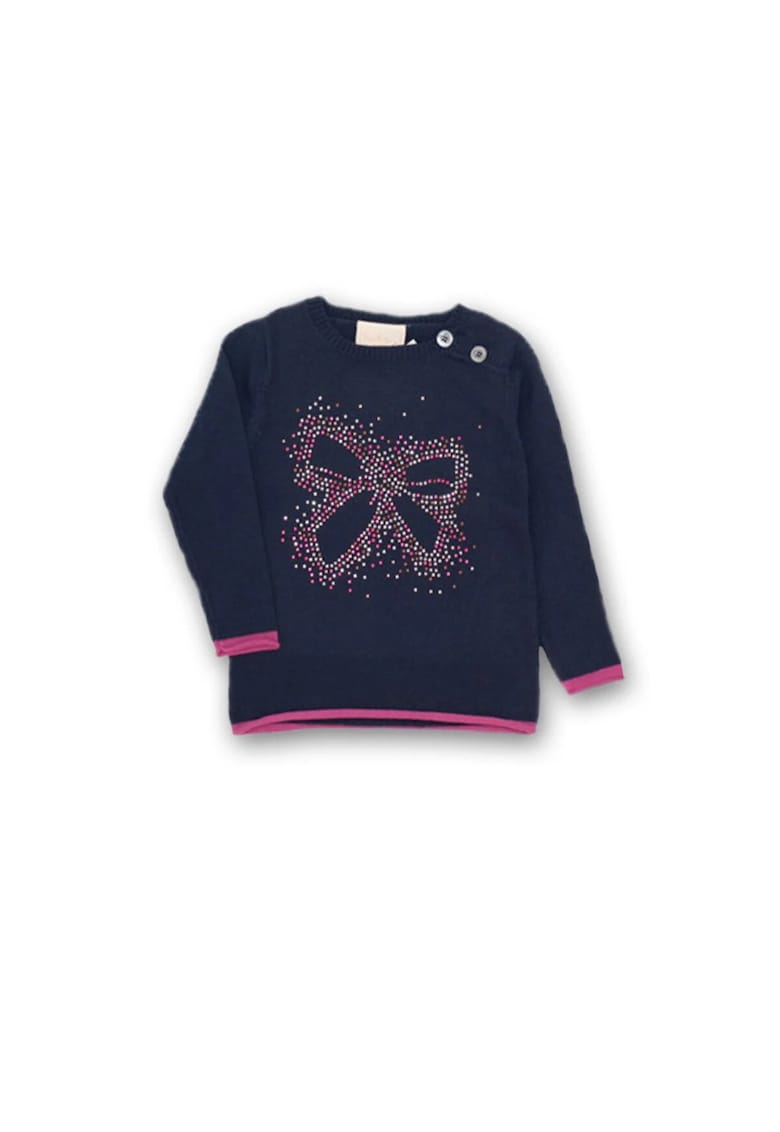 Pulover model fundita -  cu strasuri - 50847-1