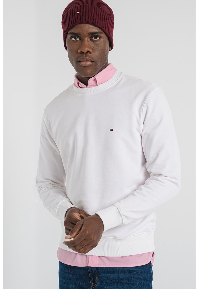 Bluza de trening din bumbac organic cu logo