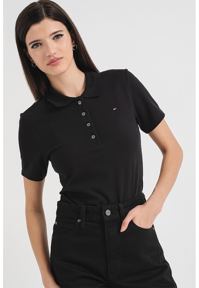 Tricou polo slim fit