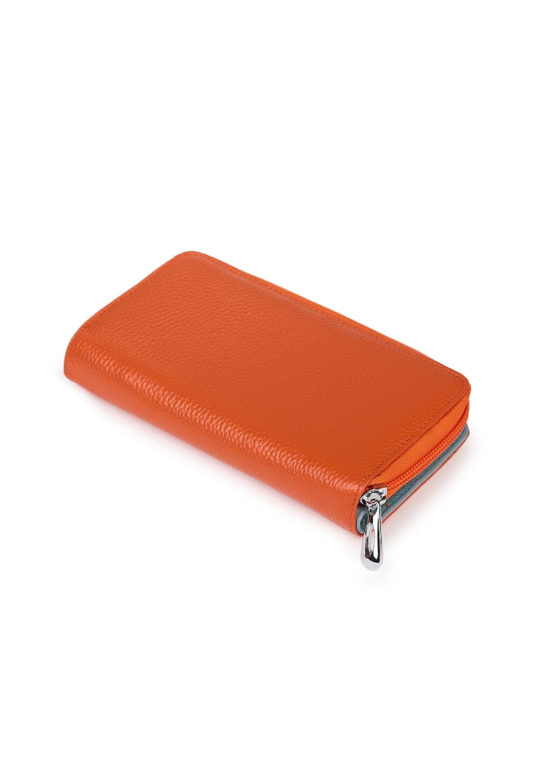 Portofel dama dublu din piele naturala Orlando