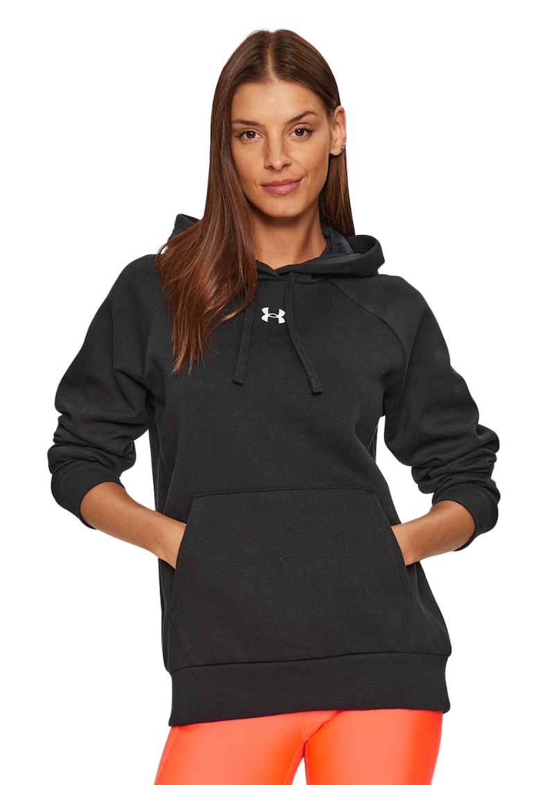 Hanorac dama cu gluga - negru - bumbac/poliester Hanorac dama cu gluga - negru - bumbac/poliester